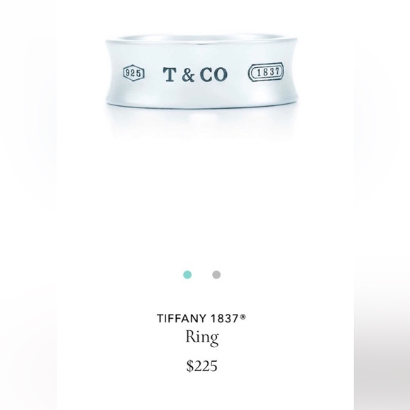 Tiffany & Co 1837 Ring sizes: 5.5 - Picture 7 of 11